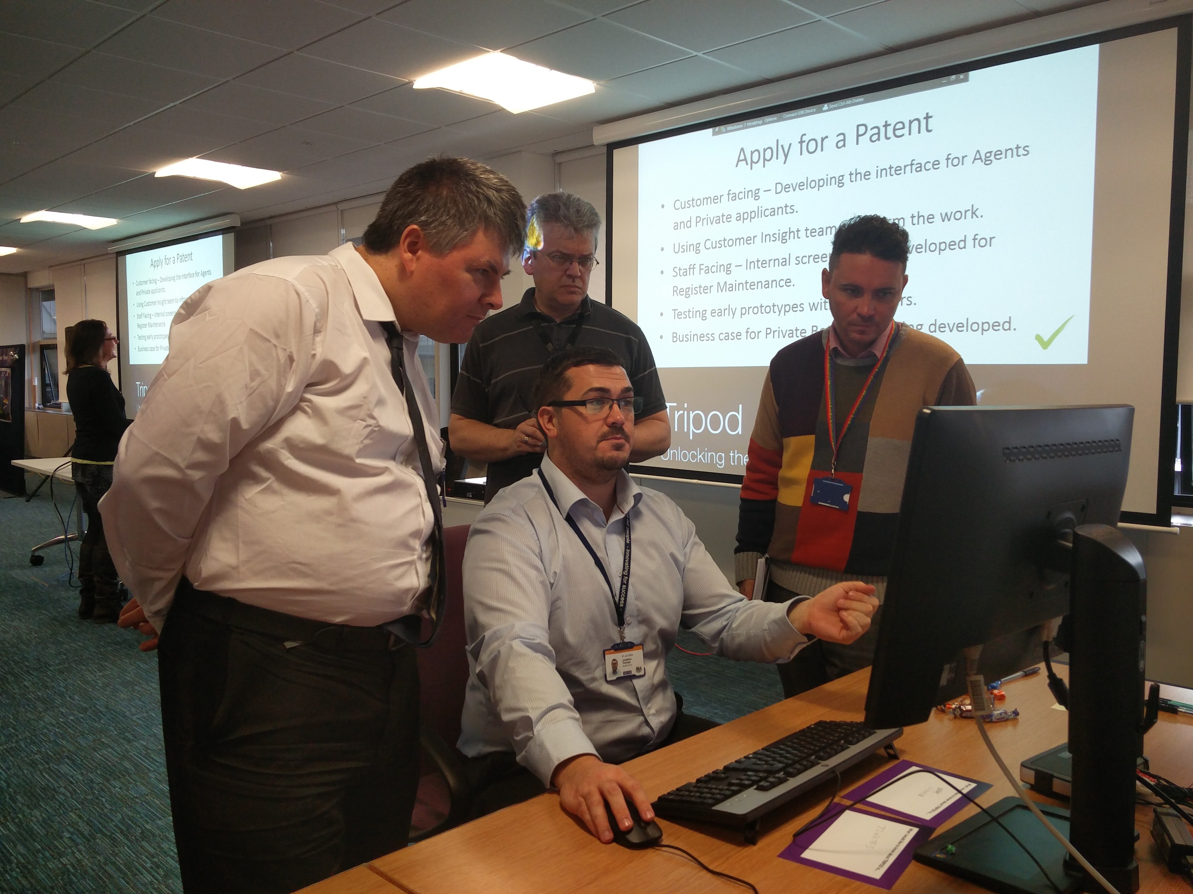 Redesigning the Patents staff administration system